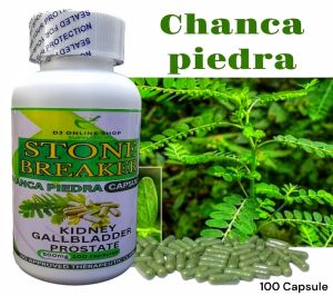 Chanca Piedra Capsule 500mg/100 Capsule ANTI-KIDNEY STONE & GALLSTONESKIDNEY GALLBLADDER PROSTATE Pure Organic Herbal Supplemets
