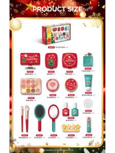 Princess Makeup Toy Set for Girls Non-Messy Simulation Cosmetic Playhouse Dollhouse Pretend Play Childrens Plastic Toys