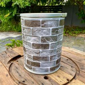 ถังกระดาษ DIY เก้าอี้วินเทจ ลายสวย สดใจ ทำมือทุกใบ ใสใจทุกรายเอียด