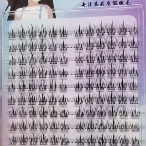 10 baris Natural Sun Flower Fake Eyelash Extension Bulu Mata Palsu Natural fake lashes Tebal KU093