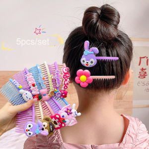 ผมการ์ตูนหวีคลิปน้อยน่ารักสำหรับเด็กปิ่นปักผมรูปดอกไม้เครื่องประดับผมเด็กผู้หญิงตัวเล็กหน้าม้า 12 มิติ 50 กรัม