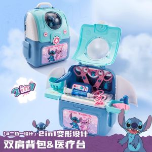 DISNEY Stitch Medical Kit Backpack Toy for Kids (English Packaging)