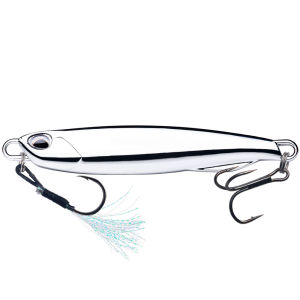 1pc Silvery Color Sea Fishing Bait 20g 30g 40g 15g 10g Jigging Lure Metal Fishing Lure Saltwater Lures
