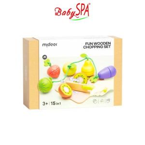 ♥♥♥ 𝐒𝐆 𝐒𝐞𝐥𝐥𝐞𝐫 BabySPA Fun Wooden Chopping Set for Kids Pretend Play Kitchen
