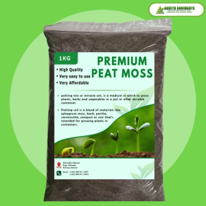 ARNETH PREMIUM PEAT MOSS  - GREAT FOR GROWING PLANTS HERBS AND VEGETABLES IN POTS