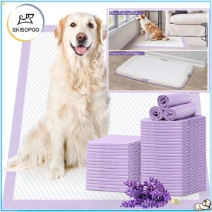 SKISOPGO Dog Pee Pads Lavender Scented Dog Training Pads with Attractant