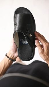 Dép quai ngang Polo nam da mềm