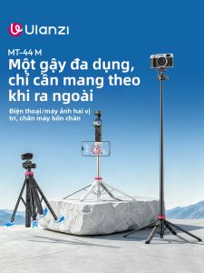 Ulanzi MT44 M Chân đế từ tính đa năng cho điện thoại và máy ảnh DJI Pocket 3 4 Chân máy ảnh mini nhẹ gọn cho quay phim vlog chụp ảnh