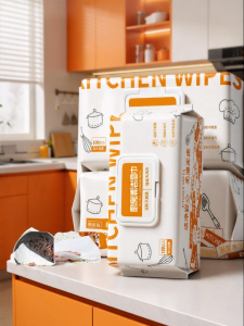swekp | Heavy Duty Kitchen Wet Wipes Oil & Stain Remover