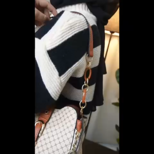 SKM Women Printed Chain Sling Handbag with Two Straps Beg Wanita CS309