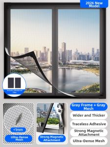 ZTION | High-Density Magnetic Mosquito-Proof Screen Window Mesh