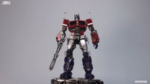 4th Party Posable Robot - MD001 Optimus Prime ( KO 3A ThreeZero Bumblebee movie OP +Upgrade ) MD-001