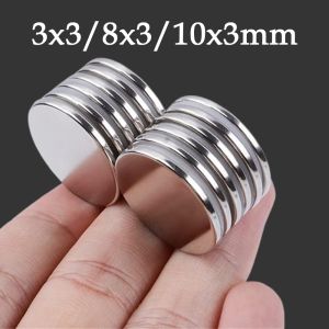 3x3/8x3/10x3mm mini strong magnets in different specifications widely used in refrigerators warehouses studios photo walls