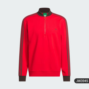 Áo Sweater Thể Thao Adidas JP0938 Cổ Phối Dây Kéo Cho Nam Nữ