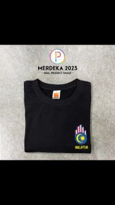 [Adult/Kid] Merdeka 2023 Hari Kebangsaan Malaysia Madani Patriotic Patriotik 1957 Baju Tshirt Custom Text/Nama