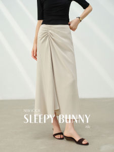 Summer Elegant A-Line High-Waisted Slim Skirt