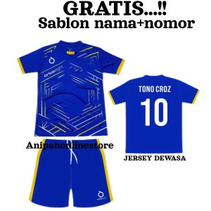 [ Free nama+nomor punggung ] Jersey Futsal Dewasa baju sepak bola pria wanita