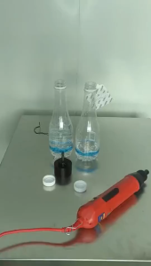 SHANBEN เครื่องซีลฝาขวดไฟฟ้าแบบใช้มือถือเครื่องปิดผนึก 220V Capping หัวเครื่องจักรซีลเครื่องปิดผนึก