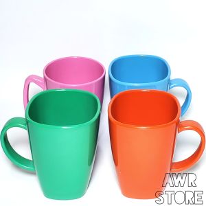 Promo cangkir plastik mika 1lusin (12psc) murah tebal dan tahan banting