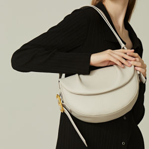 Royal Bagger Túi Đeo Dưới Cánh Tay Thời Trang Mới Túi Đeo Vai Retro Thường Ngày Bằng Da Thật Túi Xách Đa Năng Đeo Chéo Cho Nữ Phù Hợp Với Mọi Người