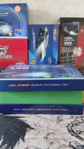 Lampu H11 LED 12V 75W 6000K Super White Bohlam Turbo Led AOSZX Concentrated