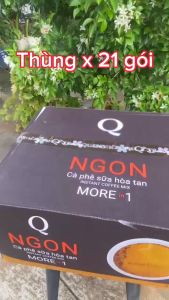 Cà phê hòa tan TRẦN QUANG 3in1 ngon 24 thùng 12kg x 21 bịch x 480g Quyn store