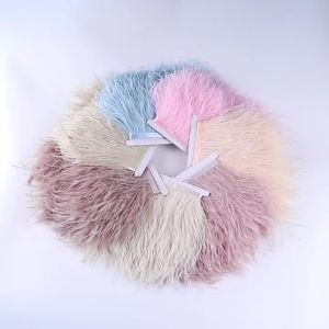 20m Natural Color Ostrich Feather Trim 10-15cm Feather Ribbon Sewing Wedding Party Costume Decoration Crafts Accessories