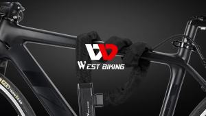 West Biking | WEST BIKING Bicycle Steel Chain Lock with Key Duty Anti-Theft Portable Security Lock for Bike Scooter Motorcycle Outdoor Cycling