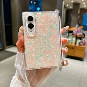 Z Fold8 Wide Luxury Glitter Dream Phone Case for Samsung Galaxy Z Fold 8 Axis Hinge Protection Shockproof Shell Pattern PC Cover