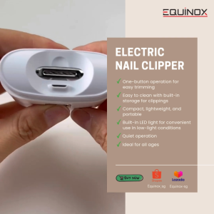 Equinox Electric Nail Clipper (Ideal for all ages) (D603)