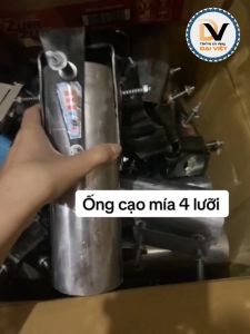 Ống cạo mía 4 lưỡi vỏ thép - Làm sạch vỏ siêu nhanh - Dễ lắp & sử dụng