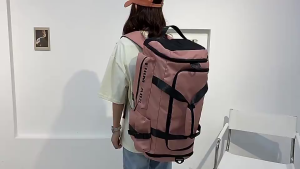 [𝗙𝗿𝗲𝗲𝗗𝗲𝗹𝗶𝘃𝗲𝗿𝘆] 45L Large Travel Carry Shoulders Bag Fitness Backpack Waterproof Sports Gym Duffel