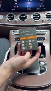 EKIY 2in1 Wireless CarPlay Dongle Wireless Android Auto Adapter AI Smart Box Car Intelligent Systems For Car With Wired CarPlay
