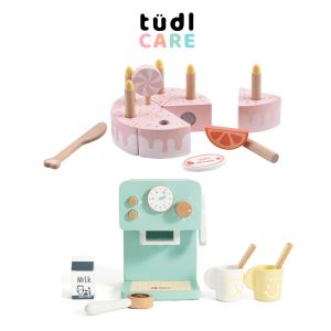 Classic World Coffee Maker & Birthday Cake Wooden Toy