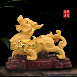 Pixiu Brave Troops Decorations Feng Shui Ornaments Get rich Lucky Chinese Style Blessing Living Room Display Housewarming Gifts TV Cabinet Decorations
