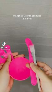 TUKUO ID - Mangkok Masker Set 4IN1 K28 Mask Bowl Mangkuk Masker Set Dengan Kuas Sendok dan Pengaduk