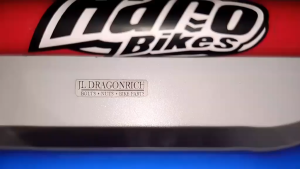 BMX Bicycle Haro Handlebar: Blue Black & Red - Bike Handle Post / Bike Handle Grip