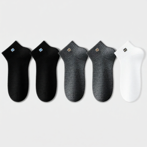 Nanjiren | Summer Light Thin Breathable Deodorant Anti-Bacterial Mens Ankle Socks