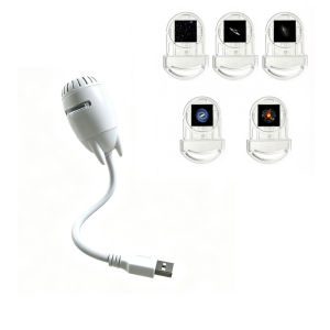 2 in 1 Mini Galaxy Star Projector USB Night Light Starry Sky Ambient Lamp Bedroom Car Decoration Childrens Gift