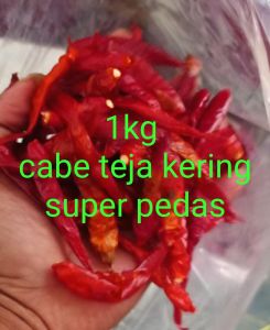 penking 1kg CABE TEJA JAPLAK KERING NON TANGKAI SUPER HOT JLETOT