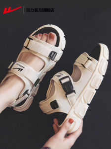 Womens Sandals 2023 New Summer Outdoor Wear Versatile Thick Bottom Beach Sports Slippers Low Cut Slip-On Casual Footwear