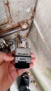 Hoả tốc HCM -Khóa mật khẩu 4 số Master Lock Pro series code 1174 chống gỉ sét và chống cắt.