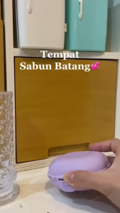 Kotak Tempat Menyimpan Sabun Model Batangan/Soap Bar Case Portable untuk Travelling