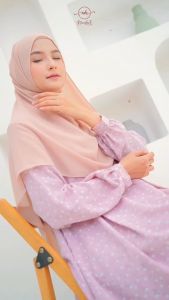 Gamis Flora Dress Original by Novelova GAMIS KOREAN LOOK GAMIS SHABBY