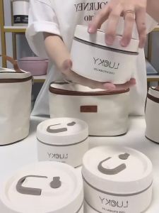 Kotak Makan Siang Bento Portabel Tahan Bocor Gaya Jepang untuk Pelajar