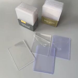 25Pcs PVC Toploader Card Protector Transparan / Card Sleeve Pokemon / Photocard Toploader / 35PT Hd Dengan Film Pelindung