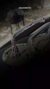 HONDA XR150 L Mirror Stainless ROUND TYPE SHORT STEM HIGH QUALITY