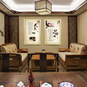 Traditional Chinese Medicine Therapy Poster Acupuncture Cupping Massage Points Chart