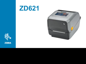Zebra  ZD621 300 Dpi USB+COM+LAN Barcode Label Printer THERMAL TRANSFER & DIRECT THERMAL
