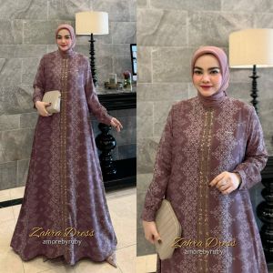 gamis modern annemarie Amore by ruby edisi Zahra dress gamis Lionel Richie motif simpel elegant